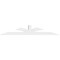 Ekena Millwork Richland Architectural Grade PVC Gable Bracket, 84"W x 14"H x 4"D x 4"F, 4/12 Pitch GBP084X14X0404RIC00 - alternate 3